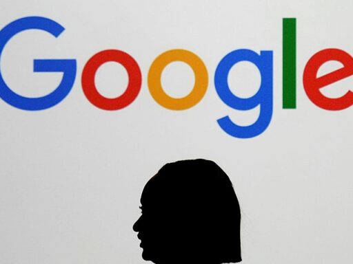 Sede da Alphabet, controladora do Google, em dia de divulgação de resultados.