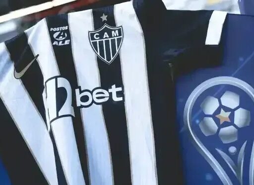 Jogadores do Atlético-MG em partida da Copa Sul-Americana.