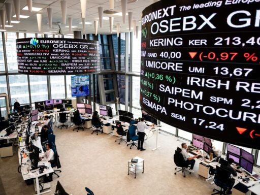 Bolsas europeias operam em queda sob tensão geopolítica.