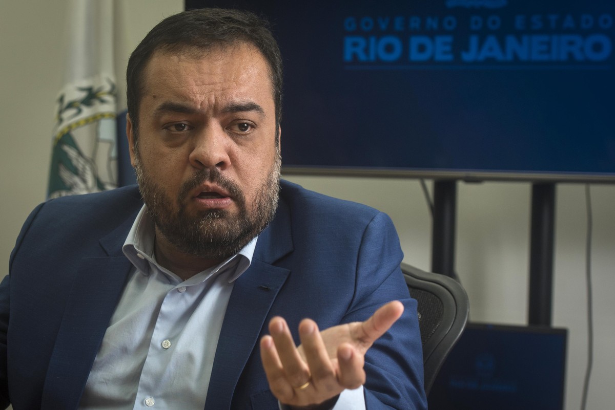 Cláudio Castro em evento oficial.