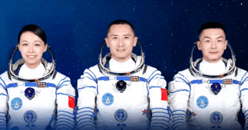 Lançamento da missão Shenzhou-23 pela China.