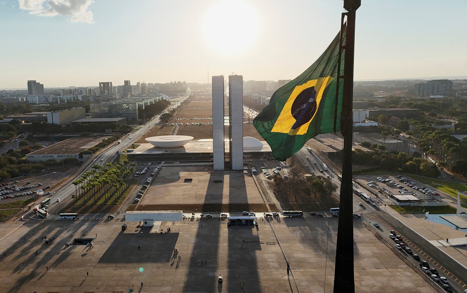 Fachada do Congresso Nacional em Brasília.