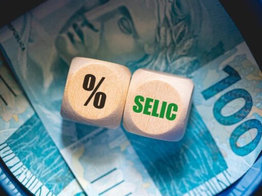 Gráfico de acompanhamento do mercado financeiro e taxa Selic.