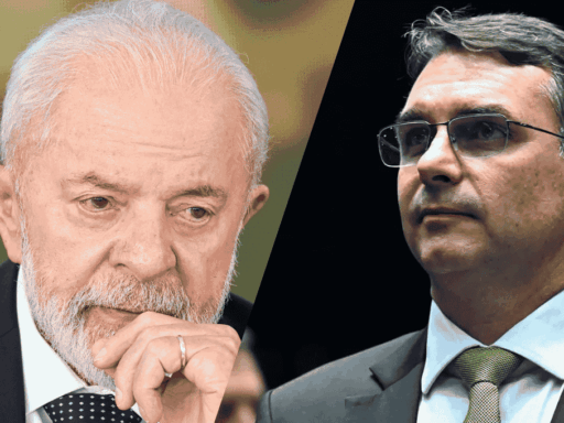 Lula e Flávio Bolsonaro em gráfico de rejeição do Datafolha