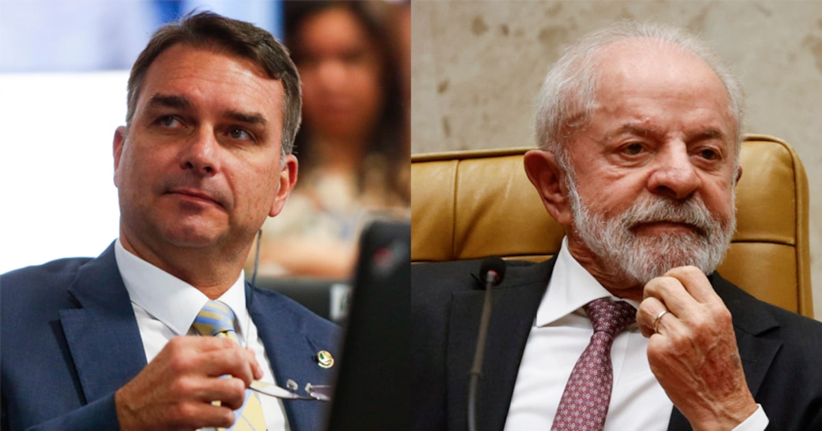 Gráfico representando a polarização política entre Lula e Bolsonaro.