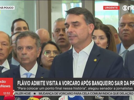 Flávio Bolsonaro admite encontro com banqueiro sob tornozeleira eletrônica para tratar de filme em contexto de Política Econômica