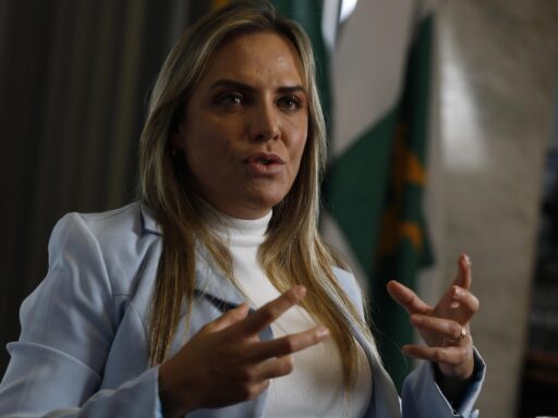 Governadora Celina Leão em evento oficial no Distrito Federal.