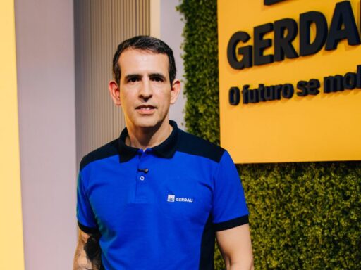 CEO da Gerdau Gustavo Werneck na Agrishow.