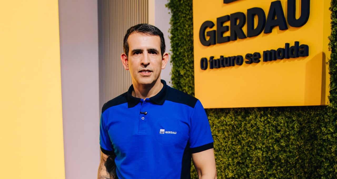 CEO da Gerdau Gustavo Werneck na Agrishow.