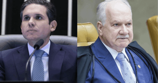 Hugo Motta e Edson Fachin em reunião sobre judicialização.