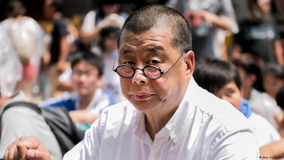 Jimmy Lai, empresário e ativista pró-democracia de Hong Kong.