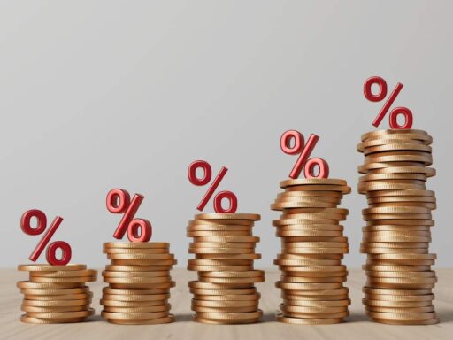 Gráfico de variação dos juros futuros no mercado financeiro.