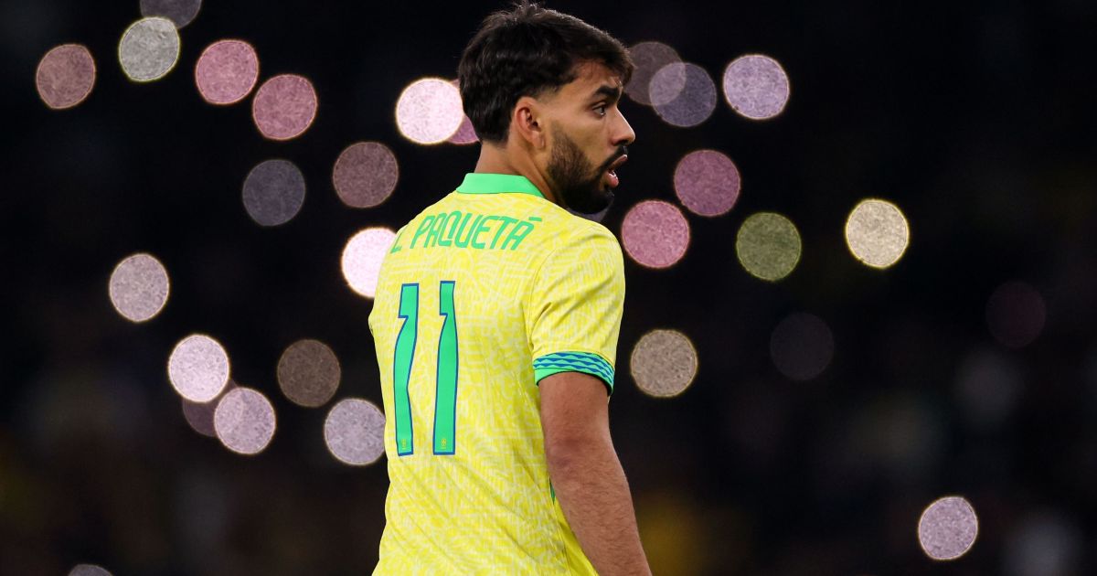 Lucas Paquetá comemora gol marcado pela Seleção Brasileira contra o Panamá.