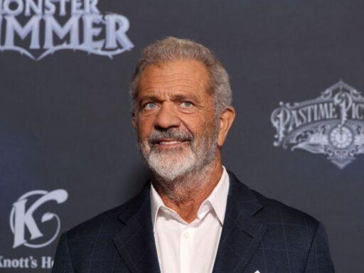 Mel Gibson durante as filmagens da sequência de A Paixão de Cristo.