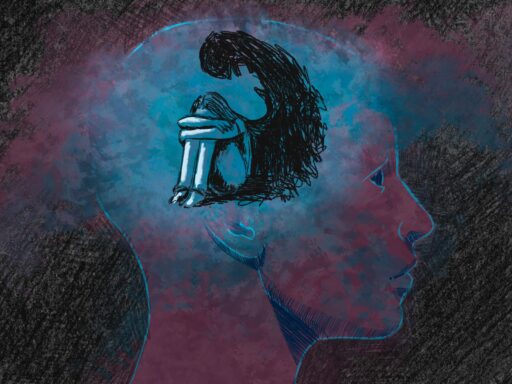 Ilustração de capa sobre afastamentos por saúde mental.
