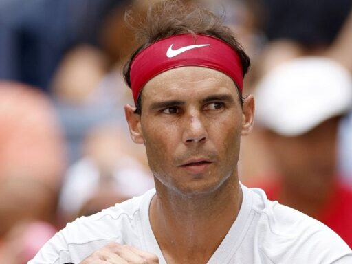 Rafael Nadal durante partida de Roland Garros.