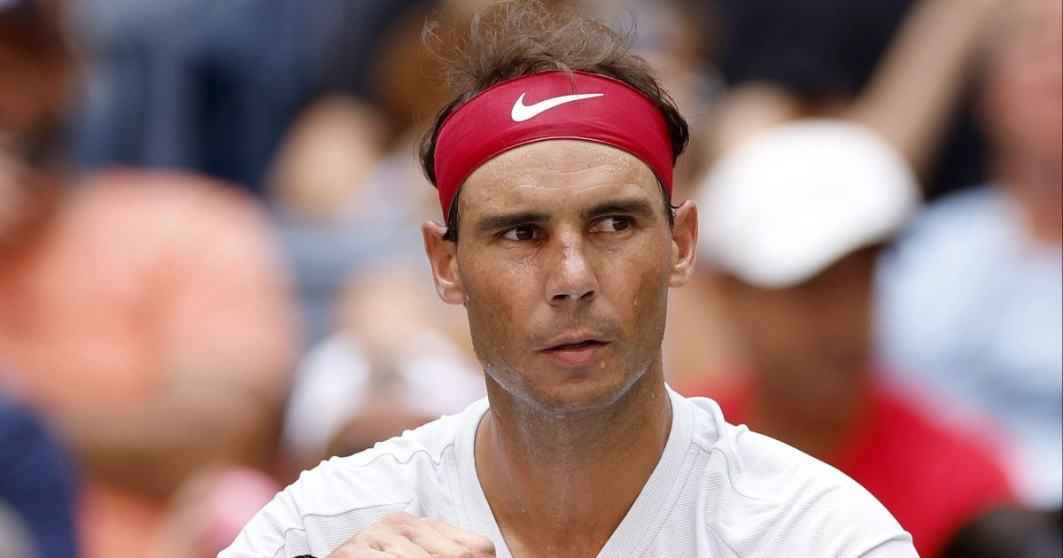 Rafael Nadal durante partida de Roland Garros.