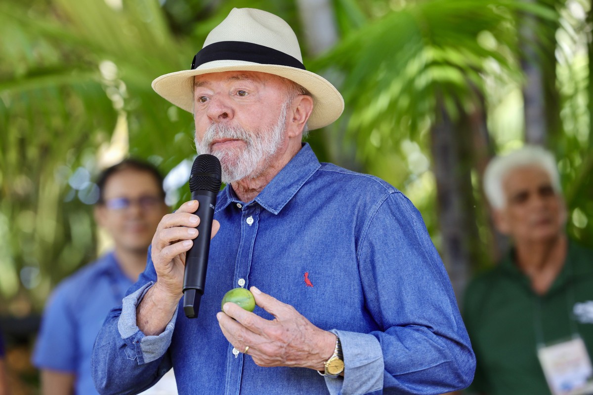 Presidente Lula durante evento oficial em Brasília.