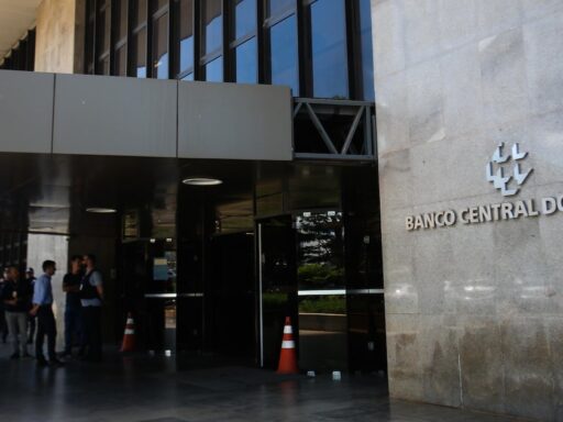 Fachada do Banco Central do Brasil em Brasília.