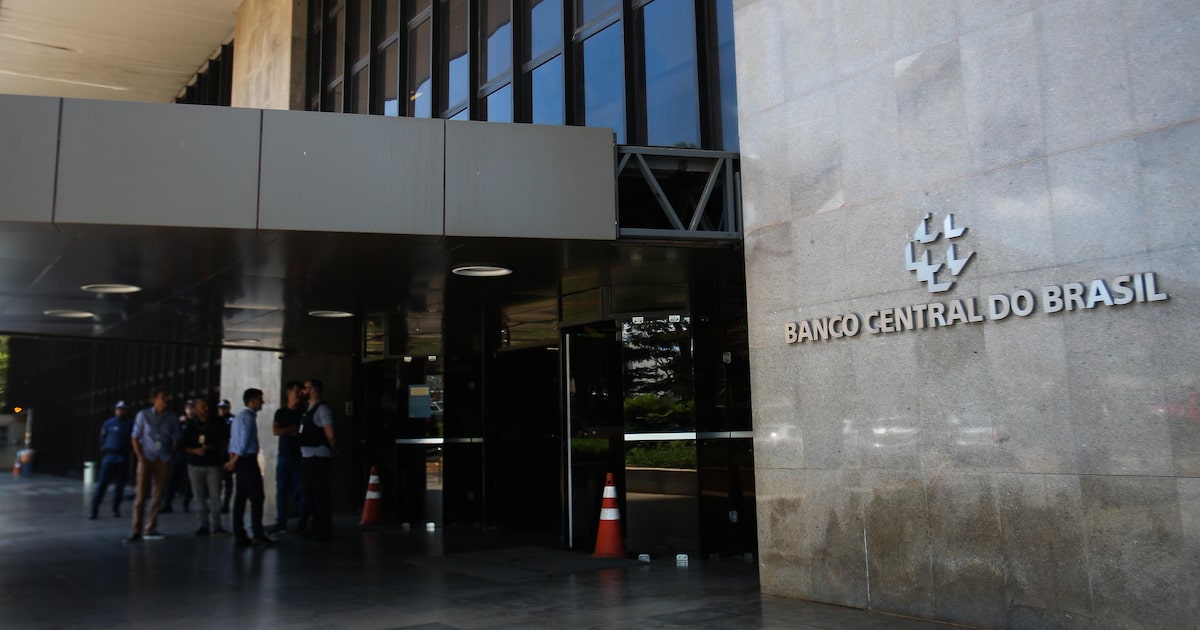 Fachada do Banco Central do Brasil em Brasília.