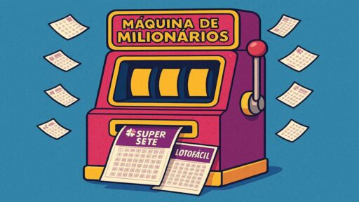 Volante de loteria da Caixa Econômica Federal.
