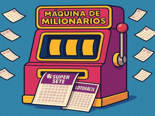 Volante de loteria da Caixa Econômica Federal.
