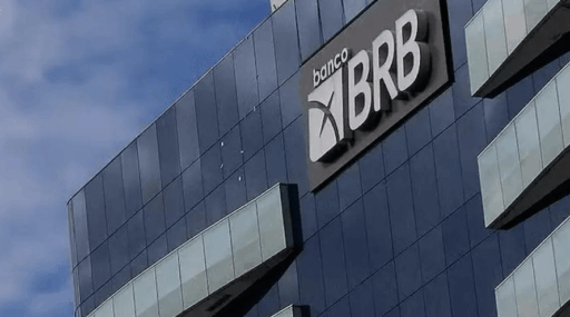 Fachada do Banco de Brasília em operação de socorro financeiro.