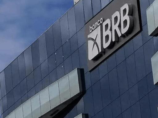 Fachada do Banco de Brasília em operação de socorro financeiro.