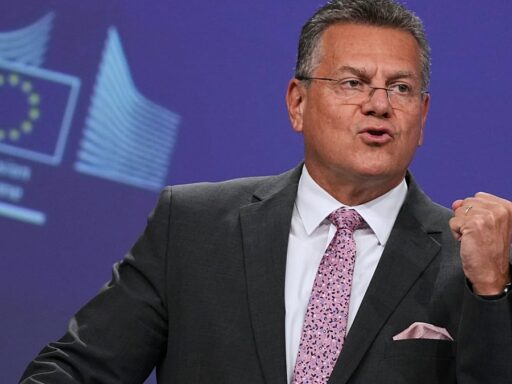 Maroš Šefčovič, comissário de Comércio da União Europeia, em entrevista sobre relações comerciais.