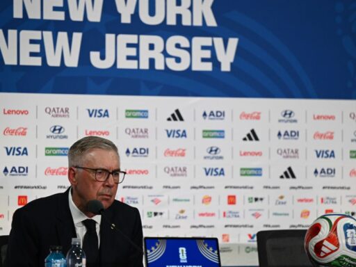 Carlo Ancelotti em entrevista coletiva após jogo do Brasil.
