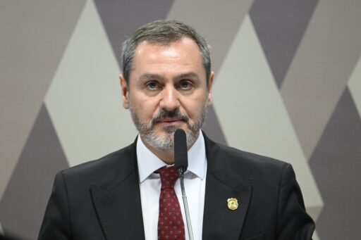 Andrei Rodrigues, diretor-geral da Polícia Federal, durante audiência no Senado.