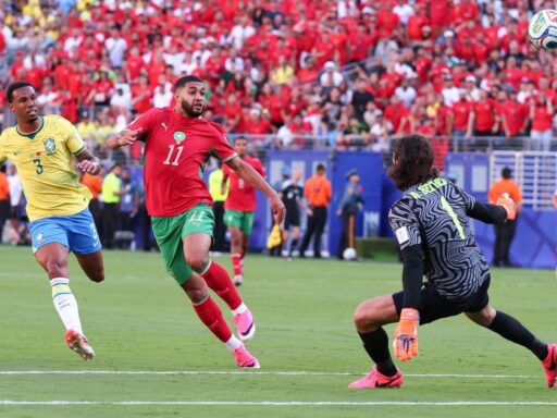 Seleção Brasileira em campo na estreia da Copa do Mundo 2026.