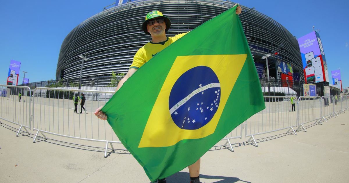 Seleção Brasileira em campo durante a estreia na Copa do Mundo 2026.