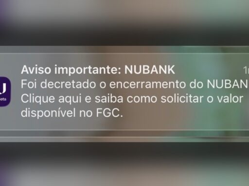 Notificação indevida do Nubank sobre liquidação