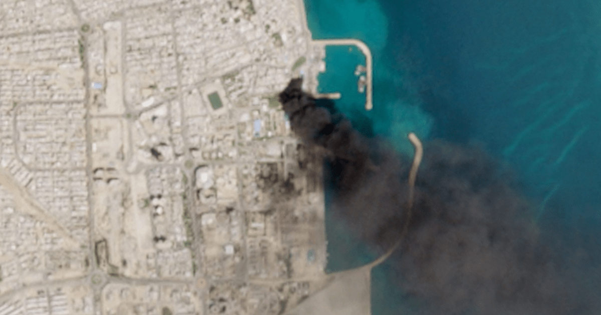 Instalações militares iranianas após ataques dos Estados Unidos.