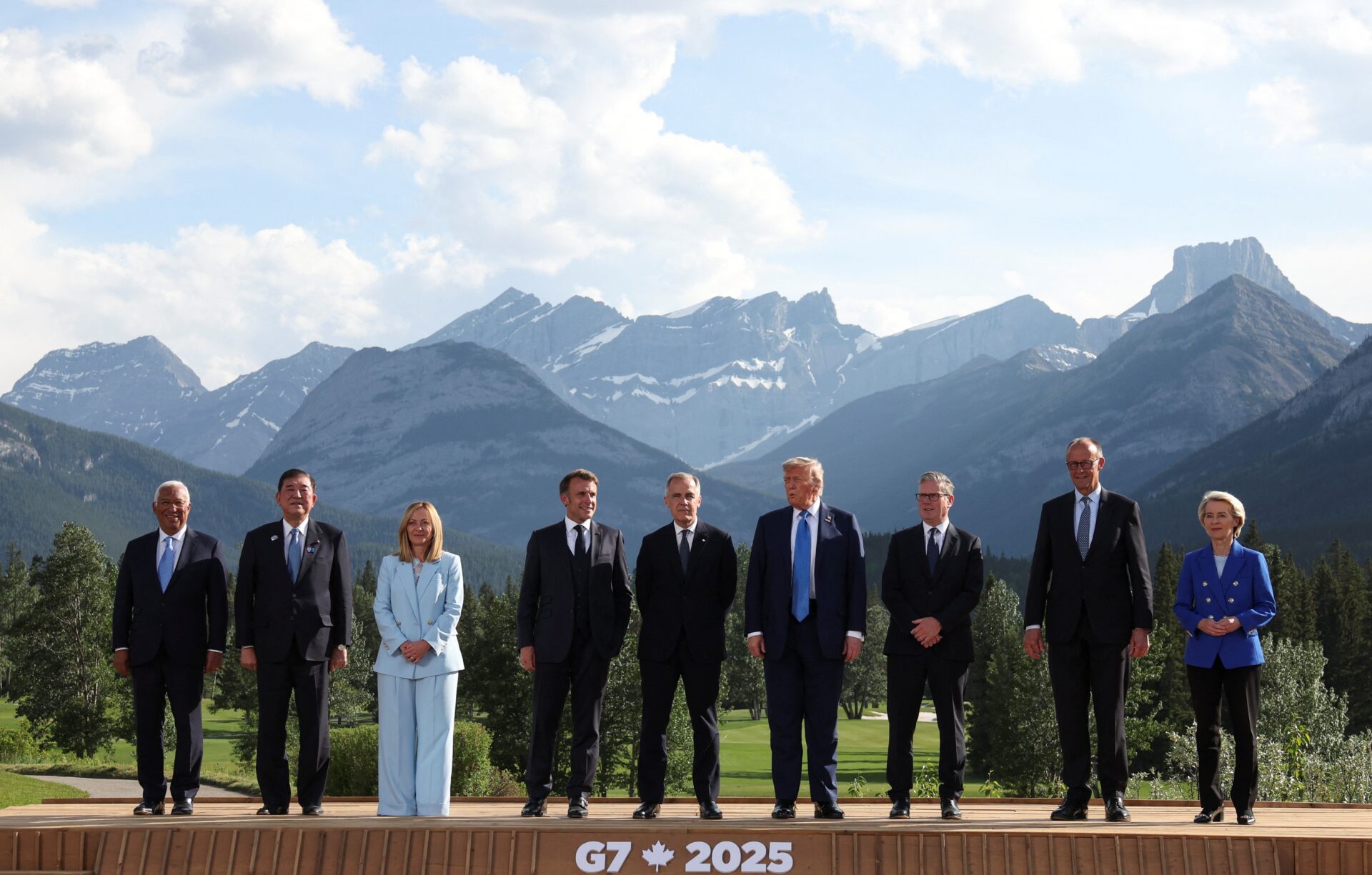 Líderes do G7 discutem medidas para a economia global.