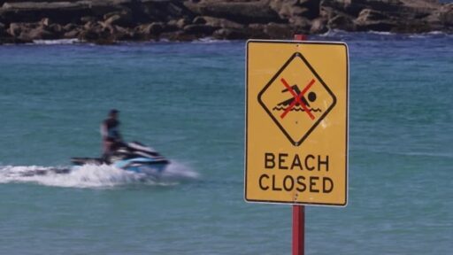 Praia de Coogee em Sydney, local onde ocorreu o ataque de tubarão.