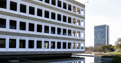 Fachada do prédio do Tribunal de Contas da União.