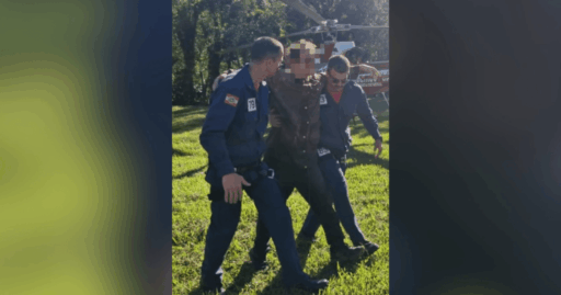 Equipes de resgate em operação de busca em trilha de Santa Catarina.