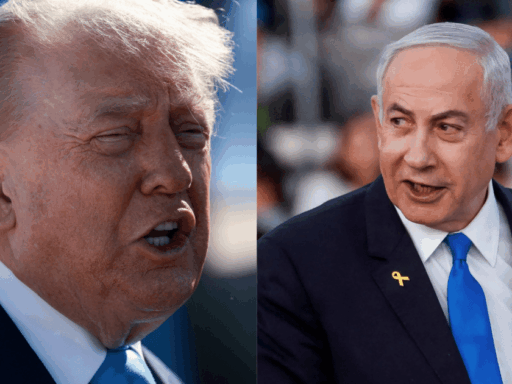 Bandeiras de Israel e Estados Unidos lado a lado.