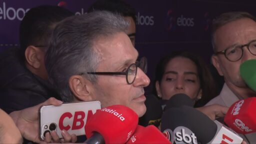 Romeu Zema em entrevista comentando sobre o caso envolvendo Flávio Bolsonaro e o Banco Master.